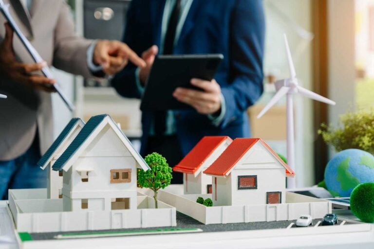 Mejores zonas para invertir en Puebla, agentes inmobiliarios cerrando alguna venta